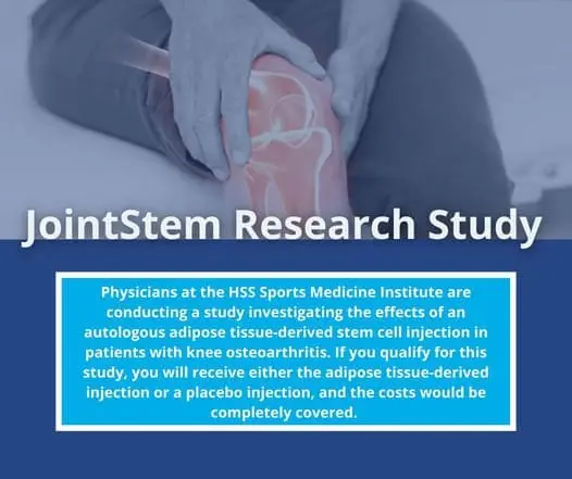 Hospital for Special Surgery - JointStem Research Study