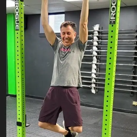 Shoulder Replacement - Bar Hangs 3 Months Post Surgery