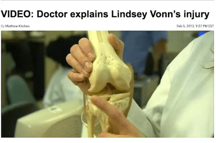 Doctor Explains Lindsey Vonn's Injury - NBC Sports